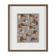 Fish Pattern I by Mercana Studio Hand-Embellished Textured Framed Artwork Matted under Glass by Mercana at Eve Furniture