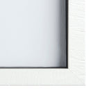 Fish White by Mercana Studio a Hand Embellished Textured Framed Art Print Matted under Glass by Mercana at Eve Furniture