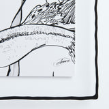 Fish White by Mercana Studio a Hand Embellished Textured Framed Art Print Matted under Glass by Mercana at Eve Furniture