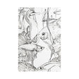 Fish White I by Ariana a Hand Embellished Textured Canvas by Mercana at Eve Furniture