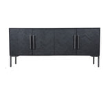 Fishbone Sideboard Black by Moe's Home at Eve Furniture