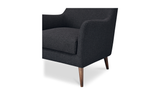 Fisher Armchair Wool Blend Charcoal by Moe's Home at Eve Furniture