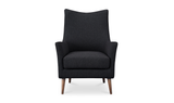 Fisher Armchair Wool Blend Charcoal by Moe's Home at Eve Furniture