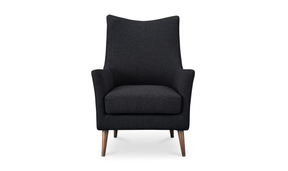 Fisher Armchair Wool Blend Charcoal by Moe's Home at Eve Furniture