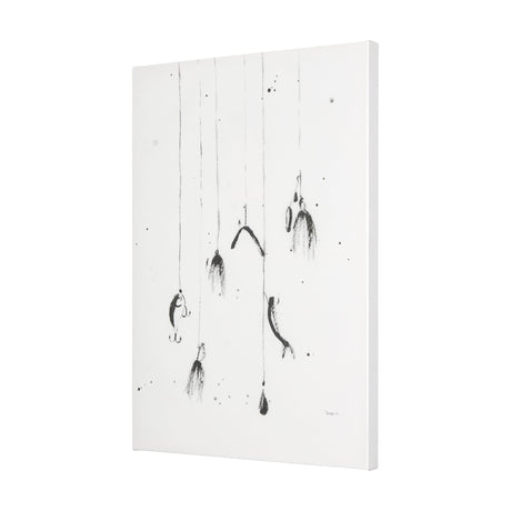 Fishing Lure by Mercana Studio a Hand Embellished Textured Canvas by Mercana at Eve Furniture