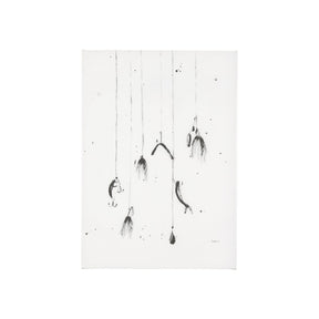 Fishing Lure by Mercana Studio a Hand Embellished Textured Canvas by Mercana at Eve Furniture
