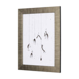 Fishing Lure by Mercana Studio a Hand Embellished Textured Framed Art Print by Mercana at Eve Furniture
