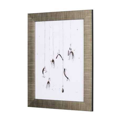 Fishing Lure by Mercana Studio a Hand Embellished Textured Framed Art Print by Mercana at Eve Furniture