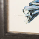Fishing Lure by Mercana Studio a Hand Embellished Textured Framed Art Print by Mercana at Eve Furniture