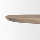 Fitzgerald 60" Light Brown Wood Dining Table by Mercana at Eve Furniture