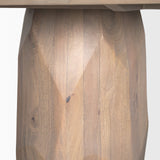 Fitzgerald 60" Light Brown Wood Dining Table by Mercana at Eve Furniture