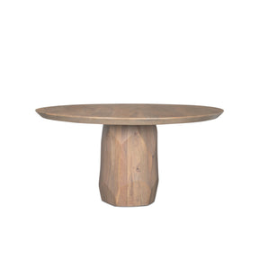 Fitzgerald 60" Light Brown Wood Dining Table by Mercana at Eve Furniture