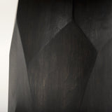 Fitzgerald Round Brown Solid Wood Top & Base Dining Table by Mercana at Eve Furniture