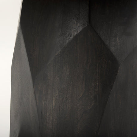 Fitzgerald Round Brown Solid Wood Top & Base Dining Table by Mercana at Eve Furniture
