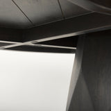 Fitzgerald Round Brown Solid Wood Top & Base Dining Table by Mercana at Eve Furniture