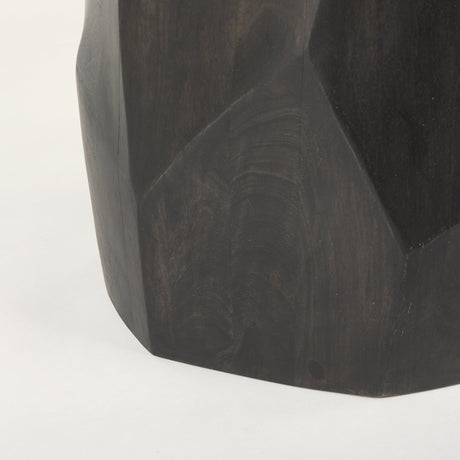 Fitzgerald Round Brown Solid Wood Top & Base Dining Table by Mercana at Eve Furniture