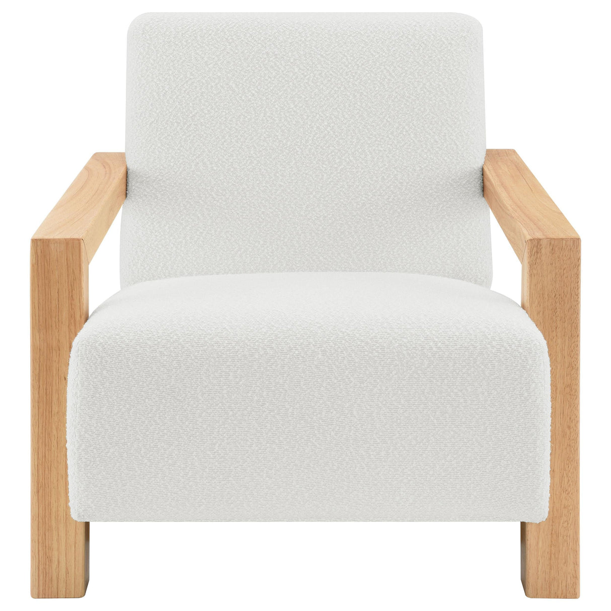 Fitzroy Ivory Boucle Upholstered Accent Arm Chair