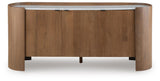Fitzroy Brown/White Accent Cabinet by ASHLEY FURNITURE at Eve Furniture