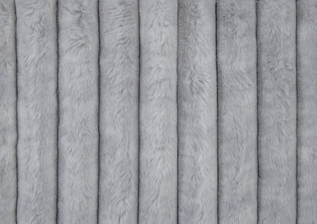 Fitzroy Gray Upholstered King Bed by Homelegance at Eve Furniture