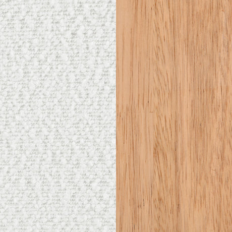 Fitzroy Ivory Boucle Upholstered Accent Arm Chair by Coaster at Eve Furniture