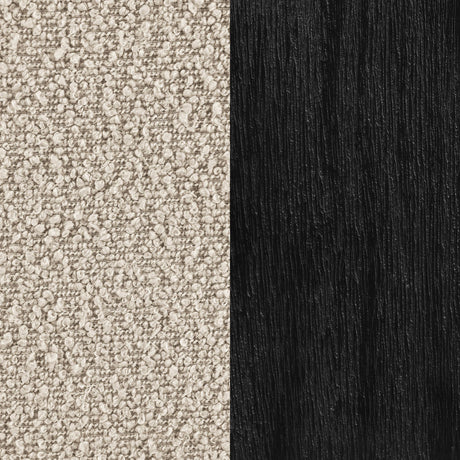 Fitzroy Latte Boucle Upholstered Accent Arm Chair by Coaster at Eve Furniture