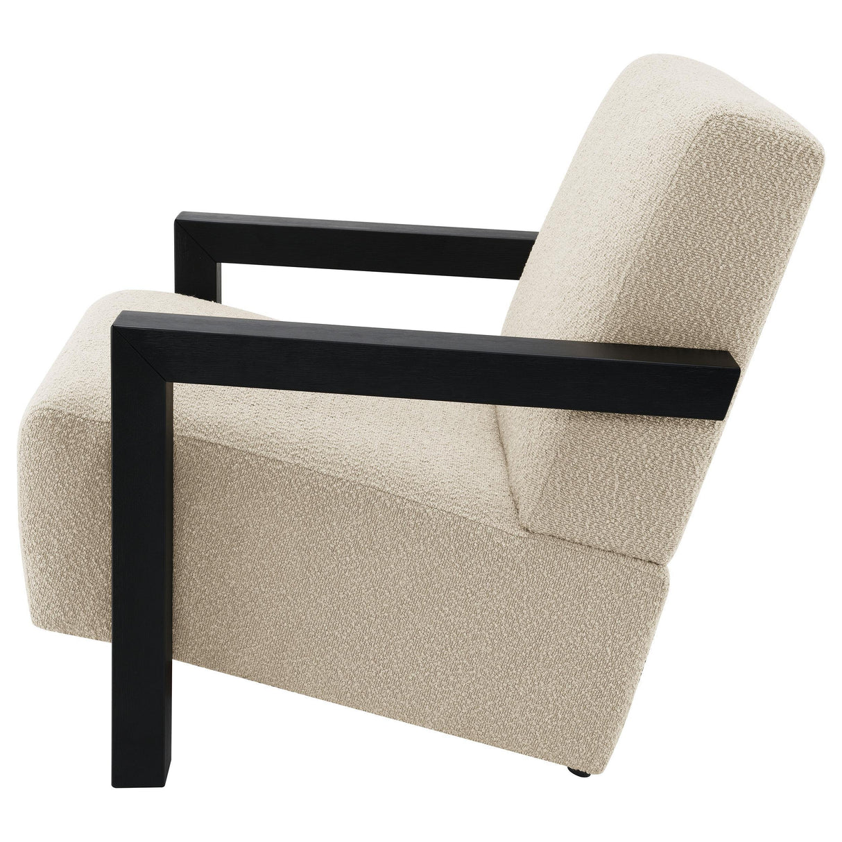 Fitzroy Latte Boucle Upholstered Accent Arm Chair by Coaster at Eve Furniture