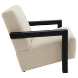 Fitzroy Latte Boucle Upholstered Accent Arm Chair by Coaster at Eve Furniture