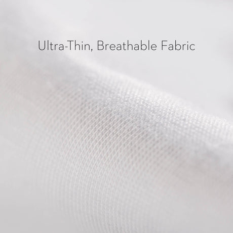 Five Sided White Full Mattress Protector by Malouf at Eve Furniture
