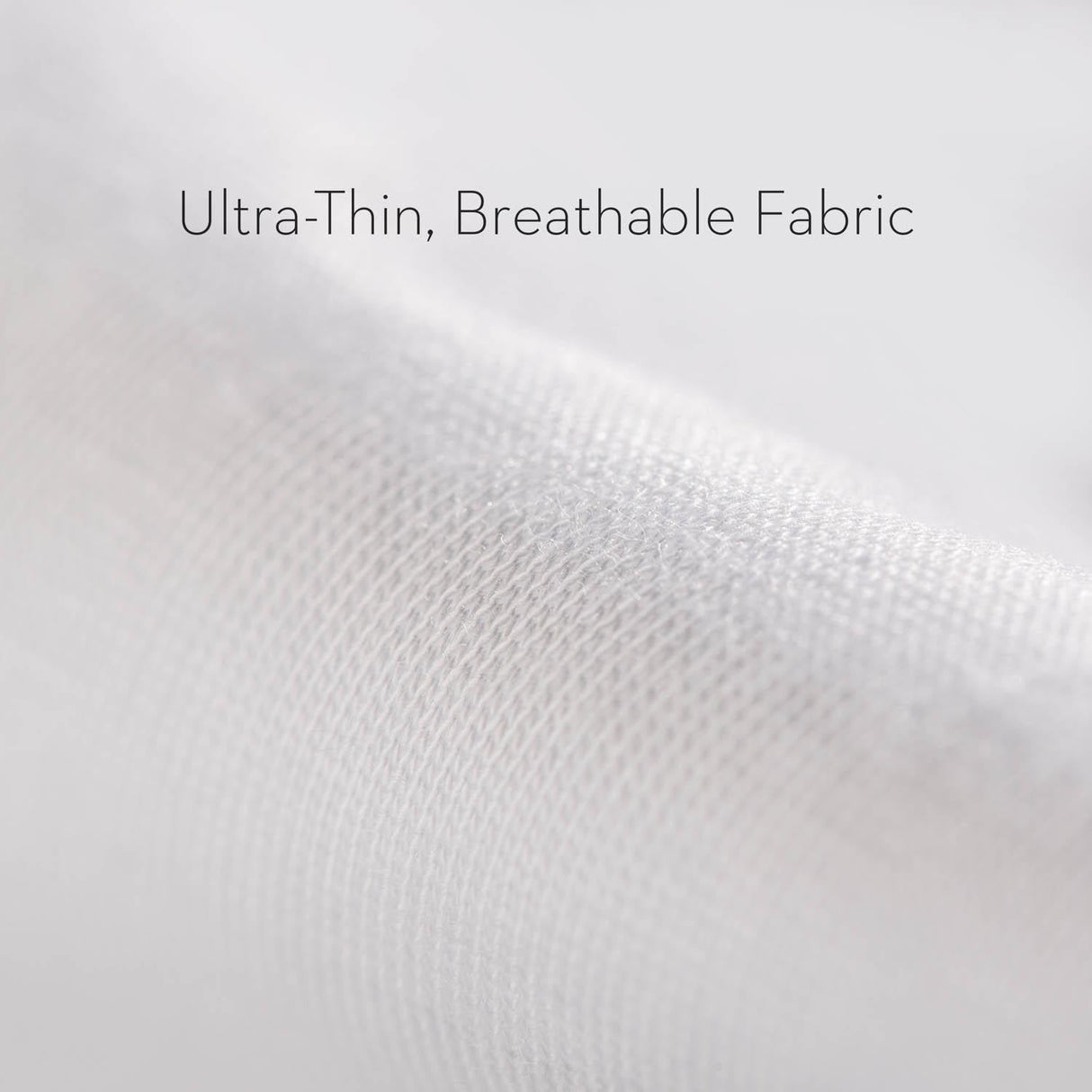 Five Sided White Queen Mattress Protector by Malouf at Eve Furniture