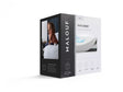 Five Sided White Split King Mattress Protector by Malouf at Eve Furniture