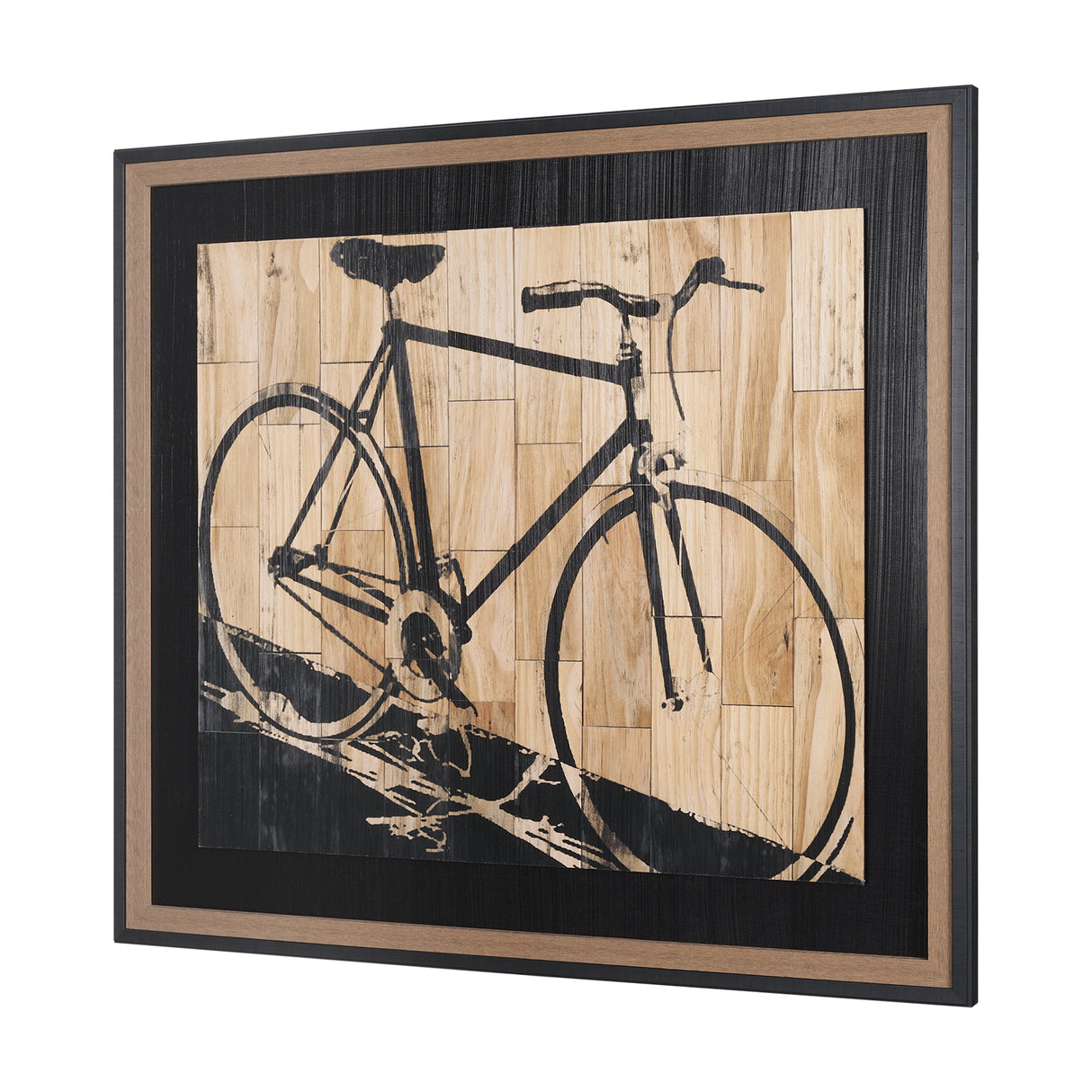 Fixed Gear 2 by Paperplate Inc a Hand Embelished Textured Framed Art Print by Mercana at Eve Furniture