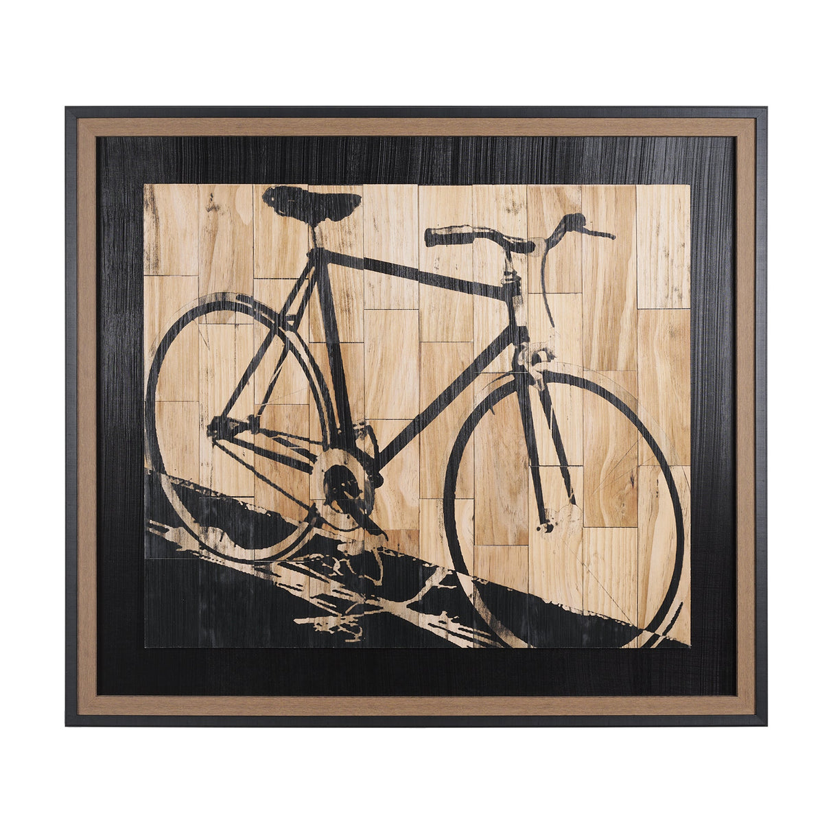 Fixed Gear 2 by Paperplate Inc a Hand Embelished Textured Framed Art Print by Mercana at Eve Furniture