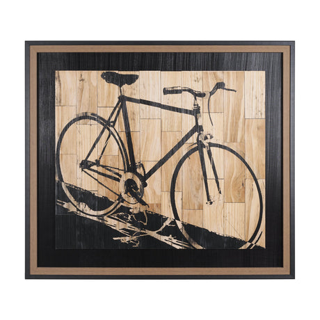 Fixed Gear 2 by Paperplate Inc a Hand Embelished Textured Framed Art Print by Mercana at Eve Furniture