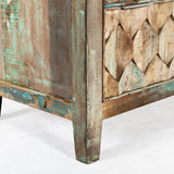 Ibiza 57" Dresser in Vintage Teal Reclaimed Wood by Home Trends & Design at Eve Furniture