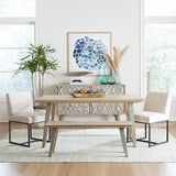Ibizia 66" Dining Table in Vintage Teal Reclaimed Wood by Home Trends & Design at Eve Furniture