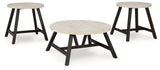 Fladona Black/White Table