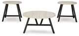 Fladona Black/White Table