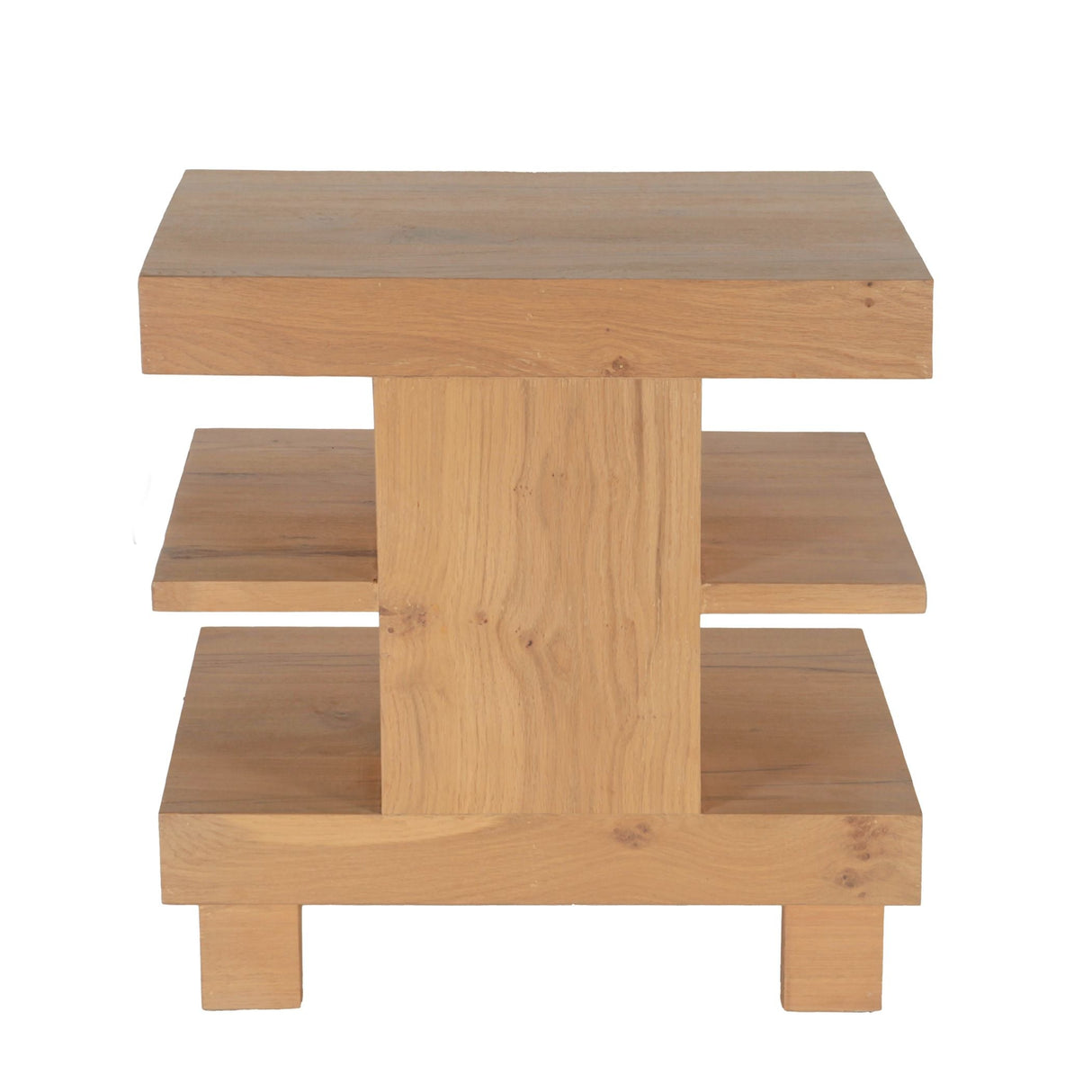 Flagstaff 24" Side Table in Natural Distressed Oak by Home Trends & Design at Eve Furniture