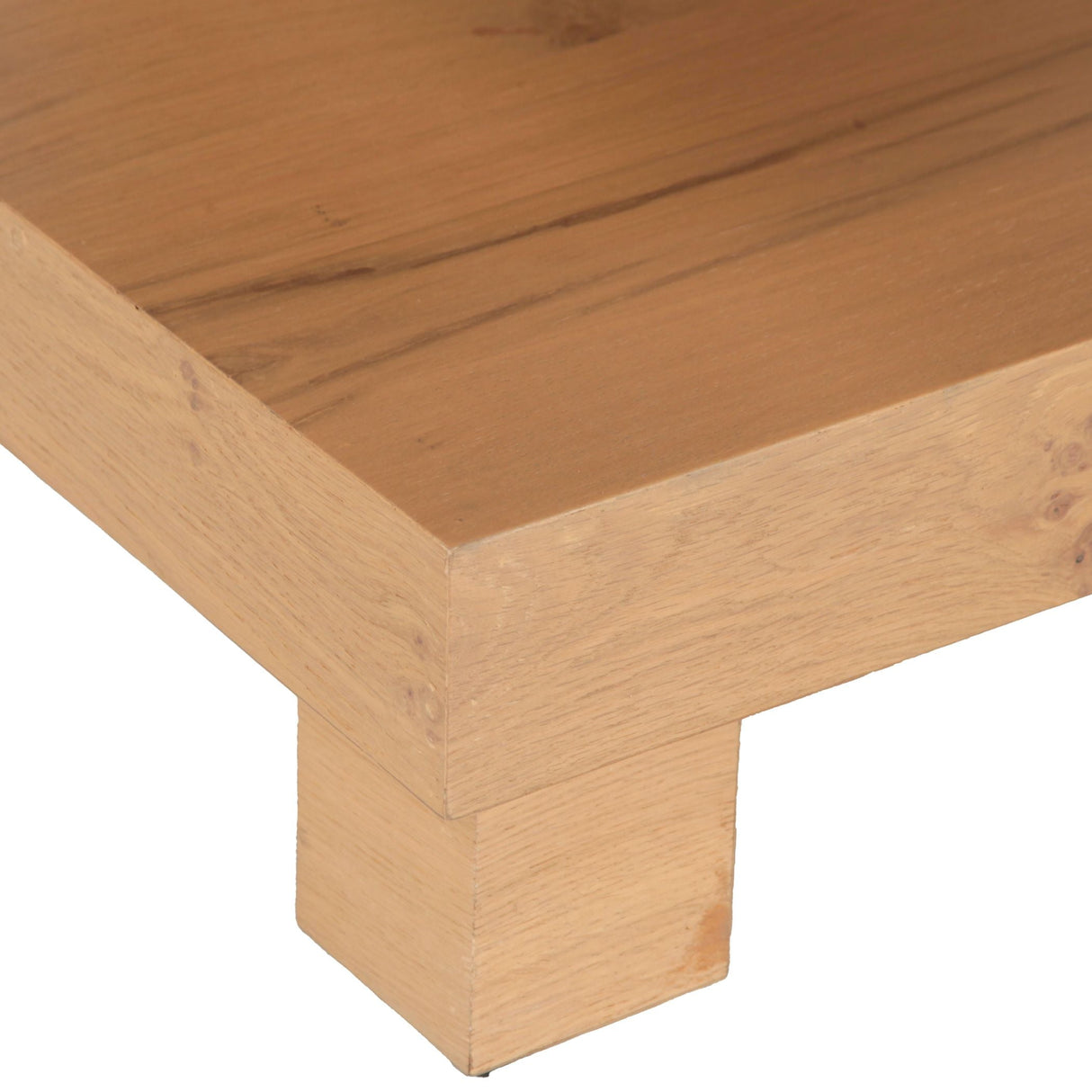 Flagstaff 24" Side Table in Natural Distressed Oak by Home Trends & Design at Eve Furniture