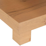 Flagstaff 24" Side Table in Natural Distressed Oak by Home Trends & Design at Eve Furniture