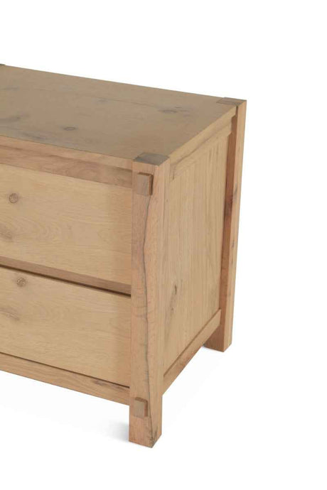 Flagstaff 26" Nightstand in Distressed Oak by Home Trends & Design at Eve Furniture