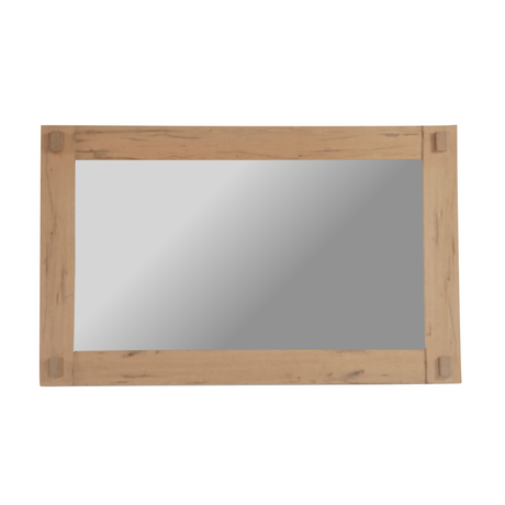 Flagstaff 48" Mirror in Natural Distressed Oak by Home Trends & Design at Eve Furniture