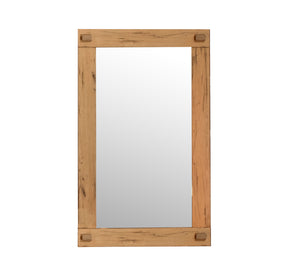 Flagstaff 48" Mirror in Natural Distressed Oak by Home Trends & Design at Eve Furniture