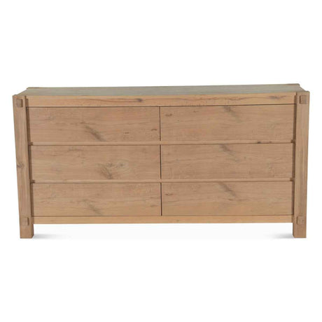 Flagstaff 72" Dresser in Natural Distressed Oak by Home Trends & Design at Eve Furniture