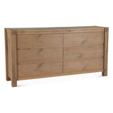 Flagstaff 72" Dresser in Natural Distressed Oak by Home Trends & Design at Eve Furniture