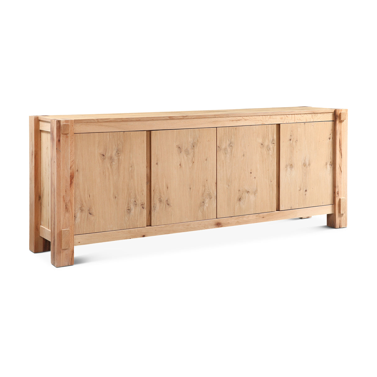 Flagstaff 80" Buffet in Natural Distressed Oak by Home Trends & Design at Eve Furniture