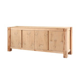 Flagstaff 80" Buffet in Natural Distressed Oak by Home Trends & Design at Eve Furniture