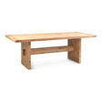 Flagstaff 85" Dining Table in Natural Distressed Oak by Home Trends & Design at Eve Furniture