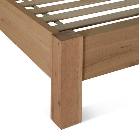 Flagstaff Queen Bed in Distressed Oak by Home Trends & Design at Eve Furniture