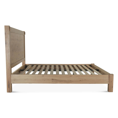 Flagstaff Queen Bed in Distressed Oak by Home Trends & Design at Eve Furniture